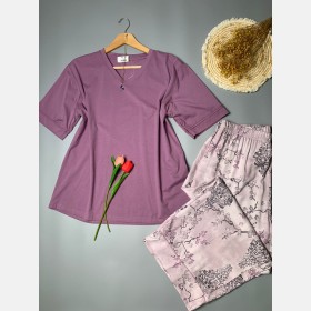 بيجاما نص كم برموده Big Size  33994
