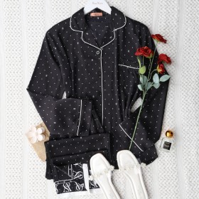 بيجاما كم ساتان 35948