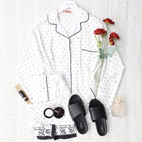 بيجاما كم ساتان 35948