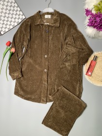 طقم كوردروي شتوي انيق honey